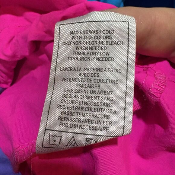 Alab Colorblock Windbreaker Women S 90s Retro Neon Pullover Jacket Y2K Vibes - Picture 7 of 11